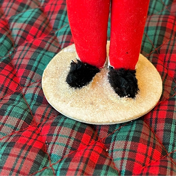 Vintage Japan Belsnickel Santa Claus Figurine- Standing on Base St. Nicholas #2 - Picture 14 of 16
